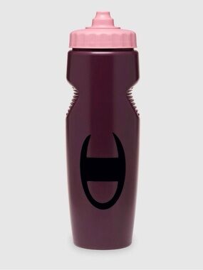 champion water Bottle in Plum with Pink Cap